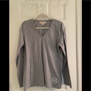 Michael Kors Grey Long Sleeve T-Shirt XL